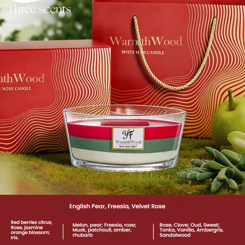 Geschenkset Sojawachs-Kerze „Coastal White Noise“